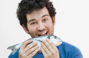Fisch und Fisch-Gerichten ist ein wichtiger Bestandteil der männlichen Ernährung